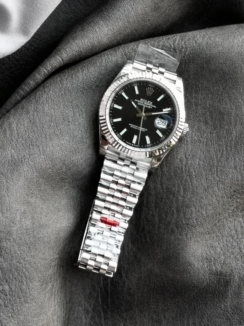 Rolex Datejust 41mm Steel Black Dial Watch view