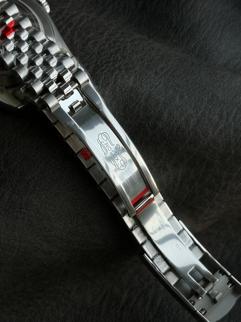 Rolex Datejust 41mm Steel Black Dial Watch view