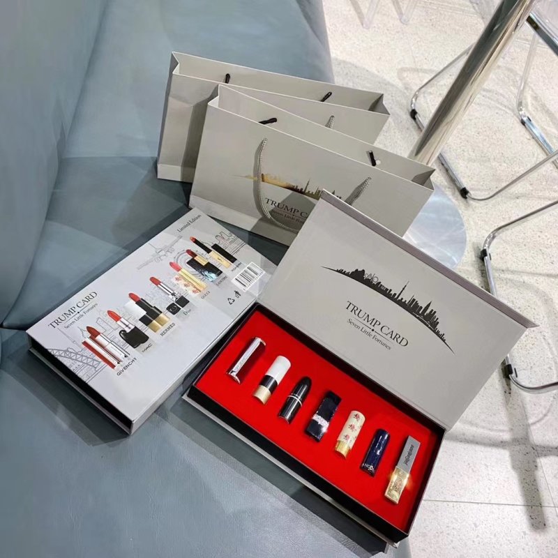 7-Piece Luxury Lipstick & Fragrance Gift Set Collection