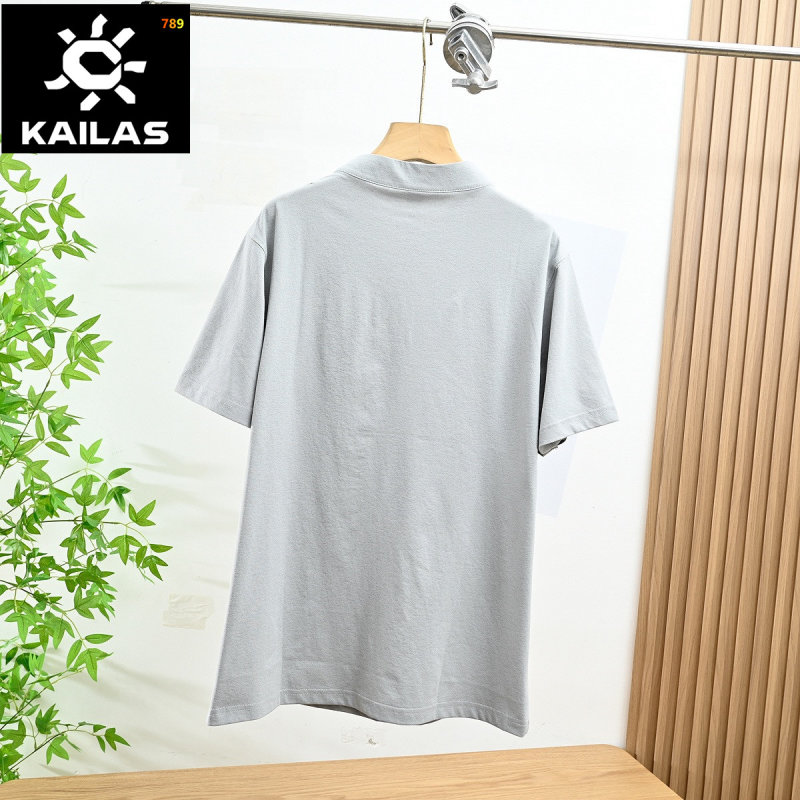 Kailas Sun Logo Embroidered T-Shirt White