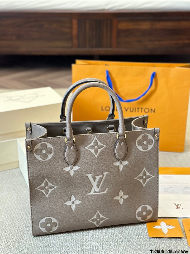Louis Vuitton OnTheGo 35cm Tote Bag - Elephant Grey