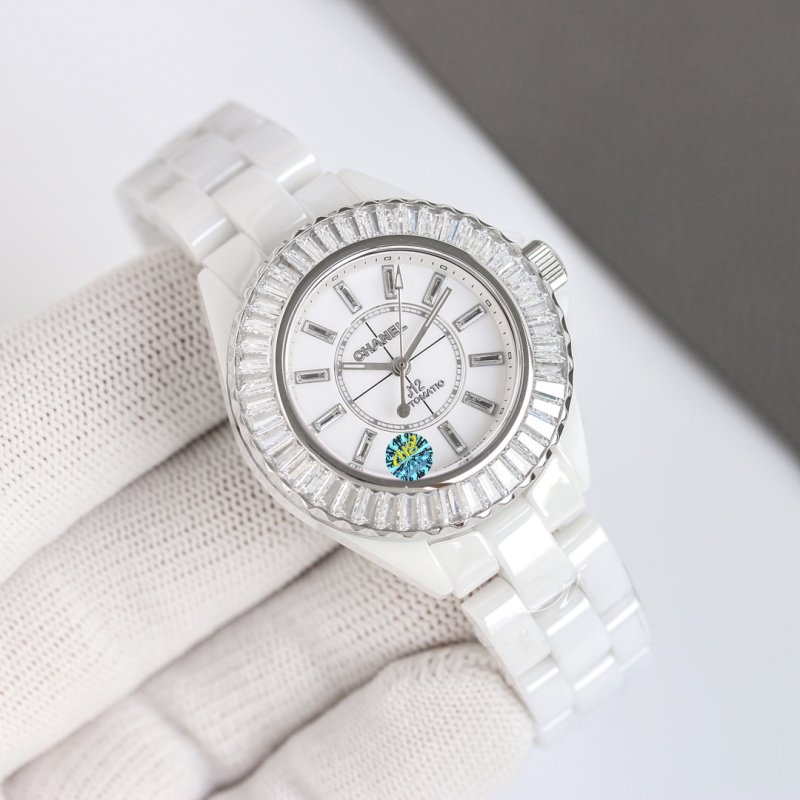 Chanel J12 33mm White Ceramic Automatic Watch