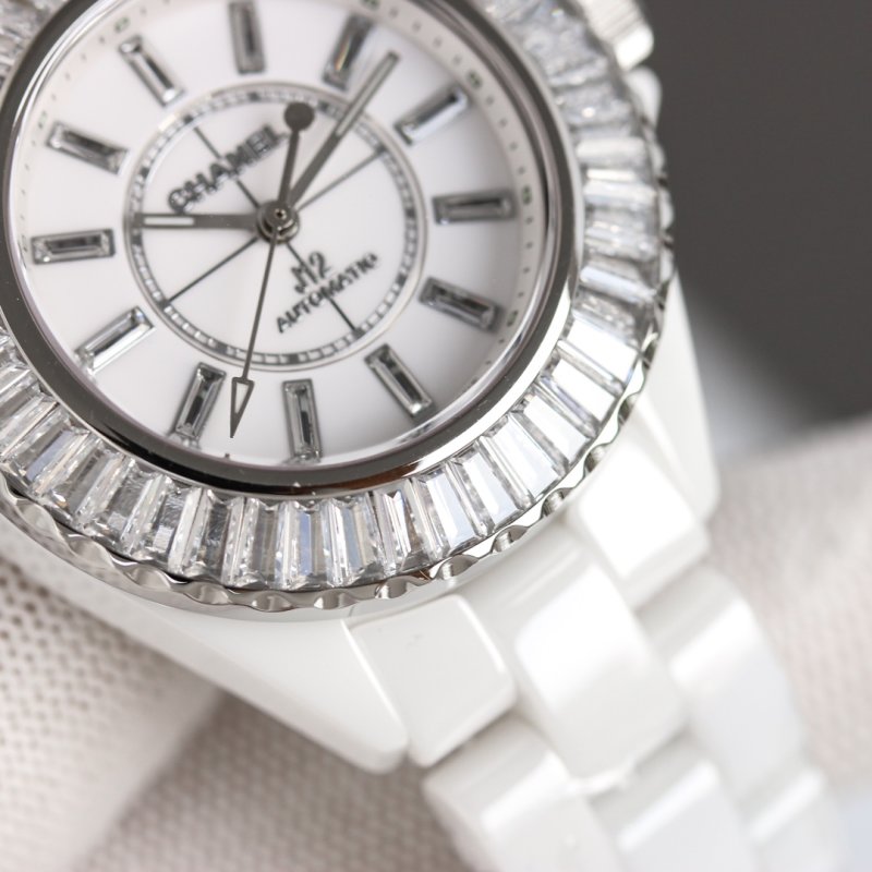Chanel J12 33mm White Ceramic Automatic Watch view