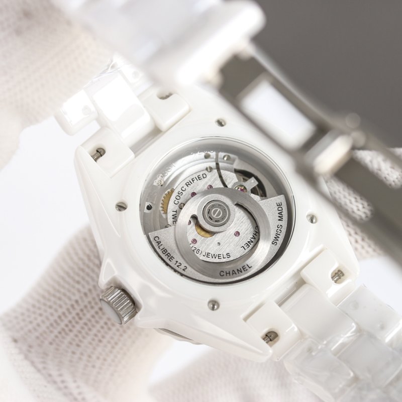 Chanel J12 33mm White Ceramic Automatic Watch view