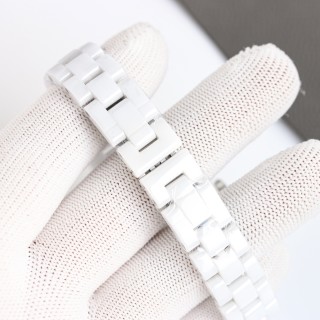 Chanel J12 33mm White Ceramic Automatic Watch view 8