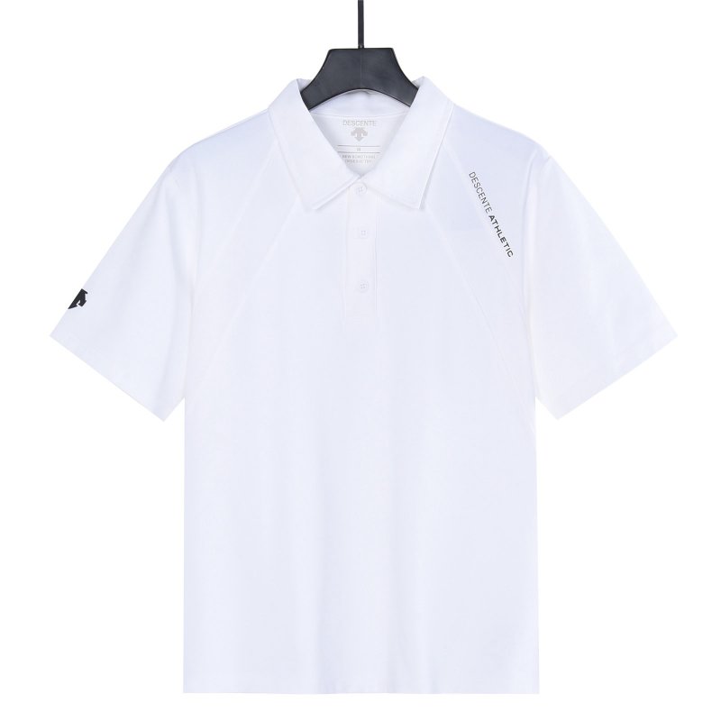 Descente Classic Short Sleeve Polo Shirt White