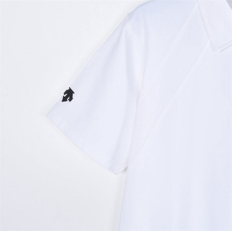Descente Classic Short Sleeve Polo Shirt White view