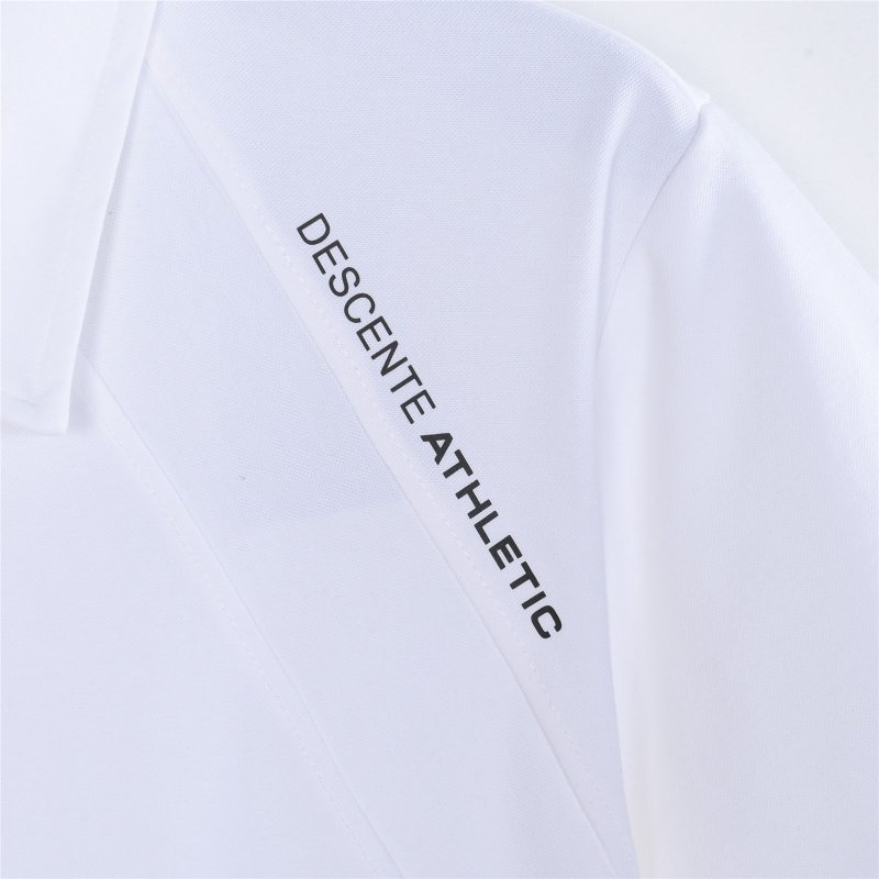 Descente Classic Short Sleeve Polo Shirt White view
