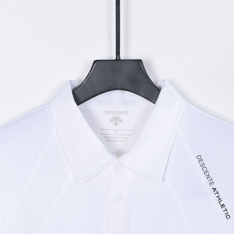 Descente Classic Short Sleeve Polo Shirt White view