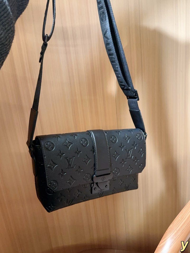 Louis Vuitton S-Cape Black Embossed Messenger Bag view