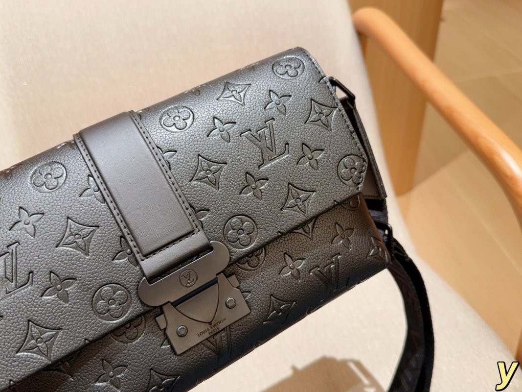 Louis Vuitton S-Cape Black Embossed Messenger Bag view