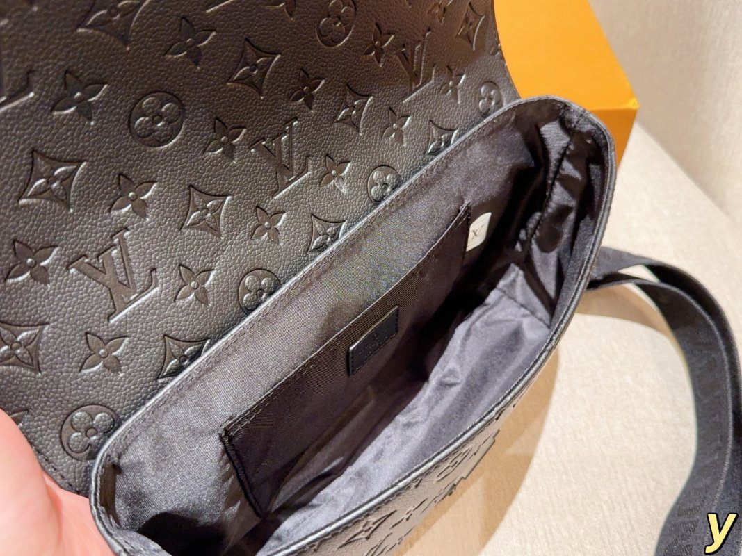 Louis Vuitton S-Cape Black Embossed Messenger Bag view