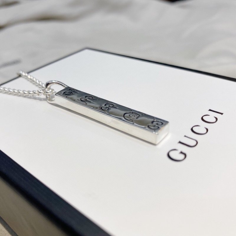 Gucci Ghost Sterling Silver Pendant Necklace view