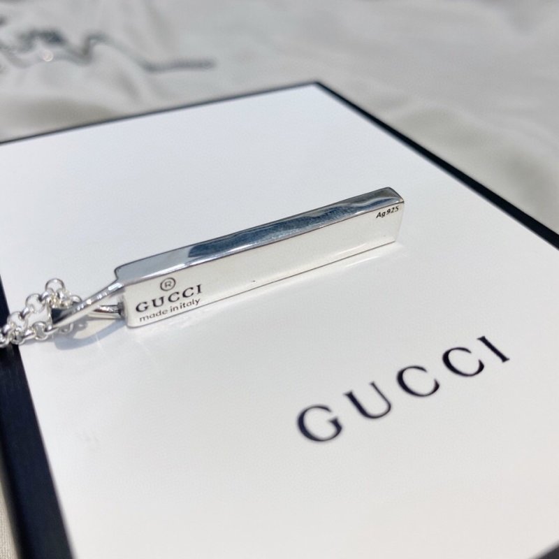 Gucci Ghost Sterling Silver Pendant Necklace view