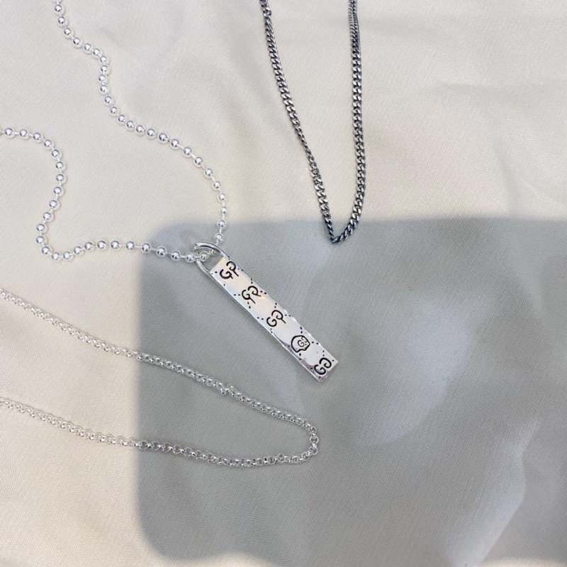Gucci Ghost Sterling Silver Pendant Necklace view