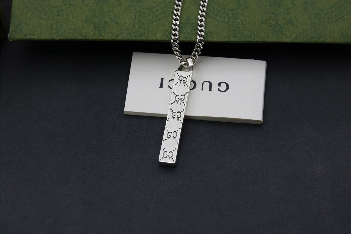 Gucci Ghost Sterling Silver Pendant Necklace view