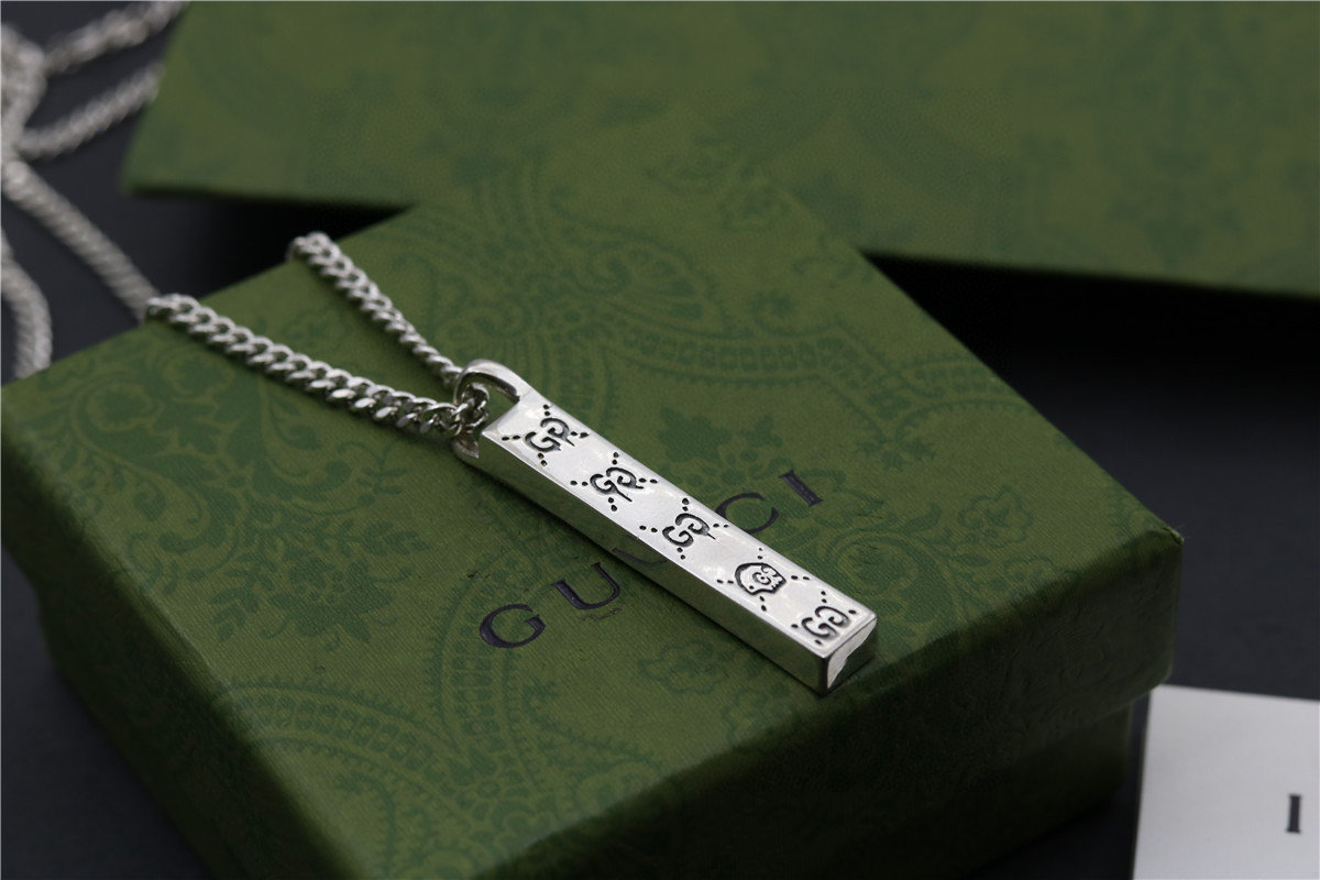 Gucci Ghost Sterling Silver Pendant Necklace view