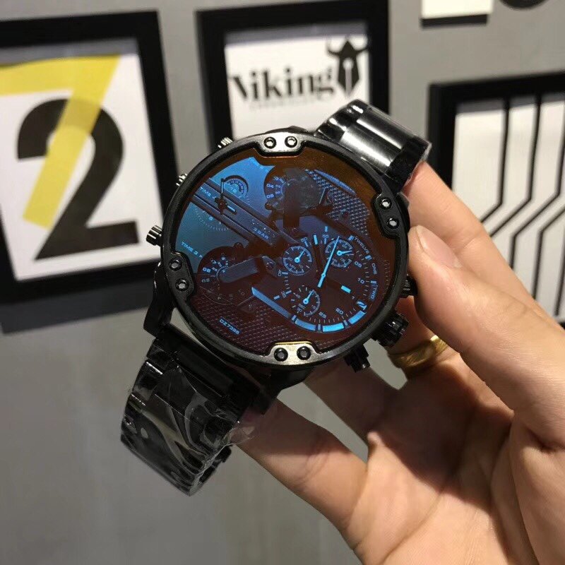 Diesel DZ7314 Mega Chief Chronograph Black Steel Watch