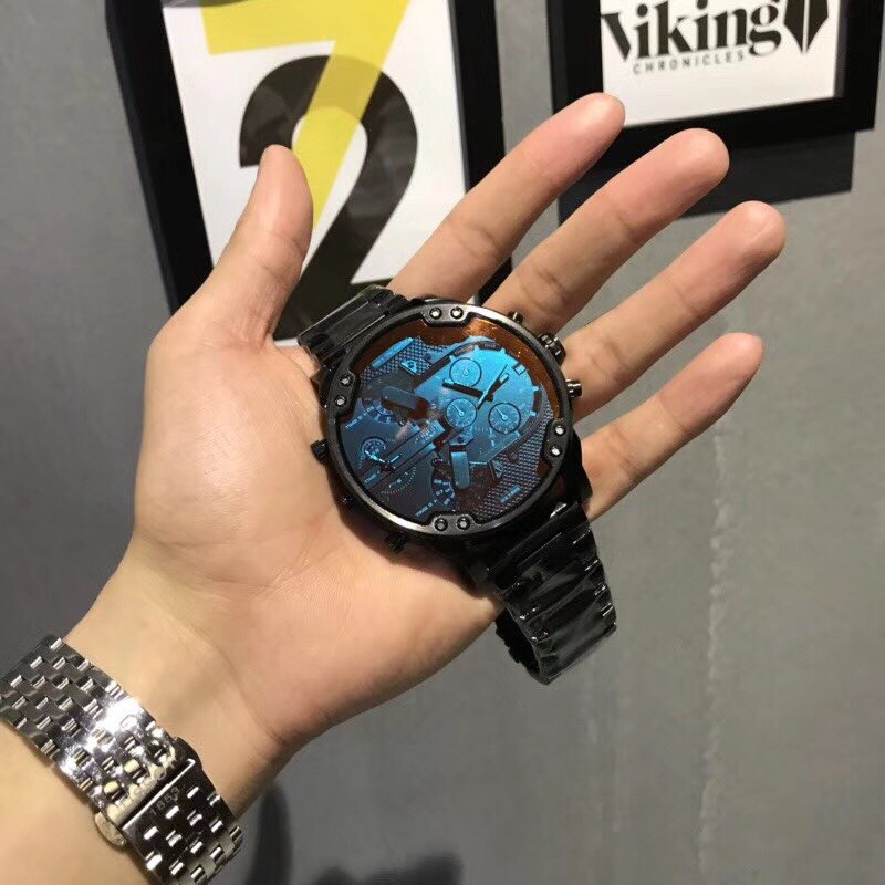 Diesel DZ7314 Mega Chief Chronograph Black Steel Watch view