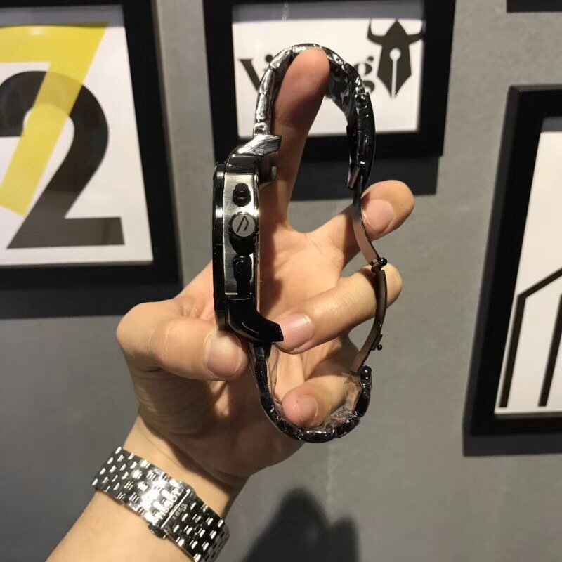 Diesel DZ7314 Mega Chief Chronograph Black Steel Watch view