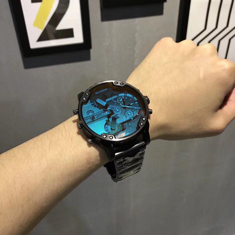 Diesel DZ7314 Mega Chief Chronograph Black Steel Watch view