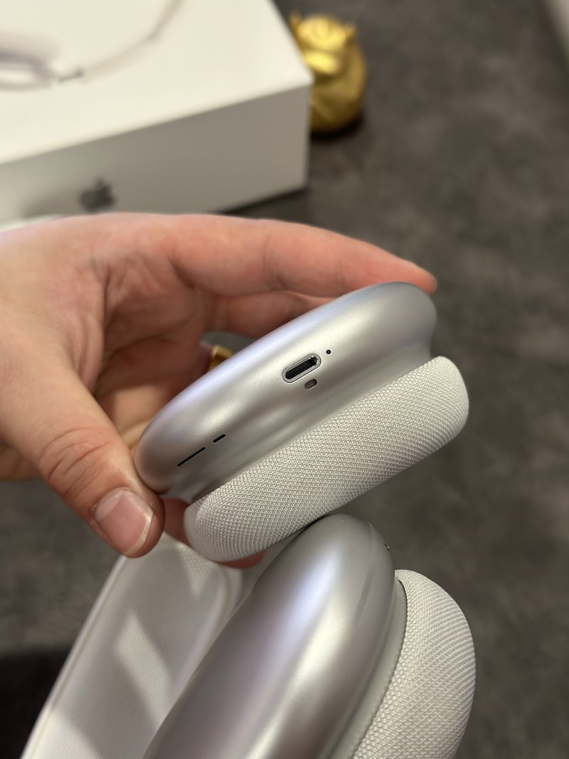 Apple AirPods Pro Max Silver 1:1 Replica Headphones view