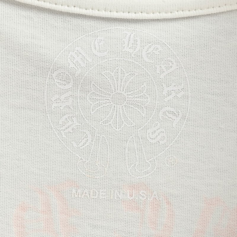 White Graphic Pocket T-Shirt with Orange Embroidered Logo view