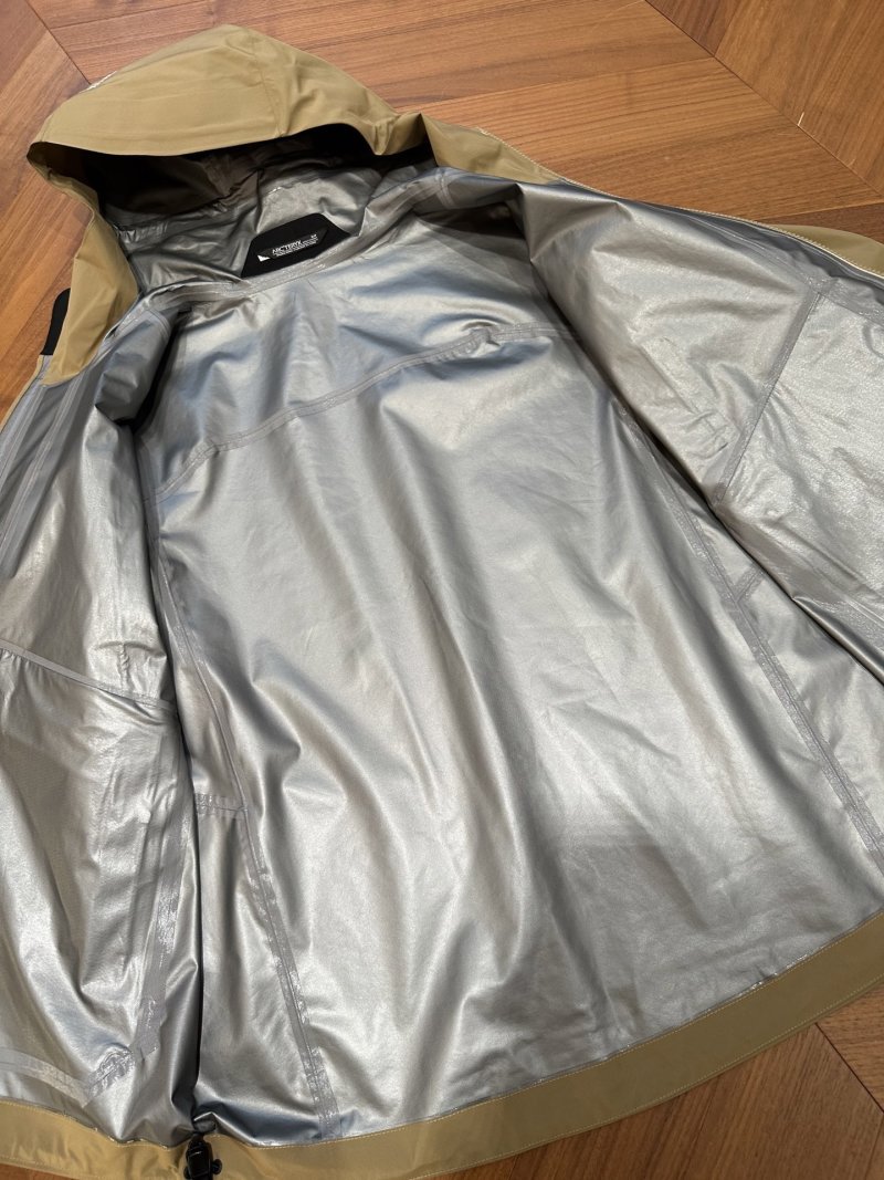 Arc'teryx Beige GORE-TEX Windbreaker Jacket view