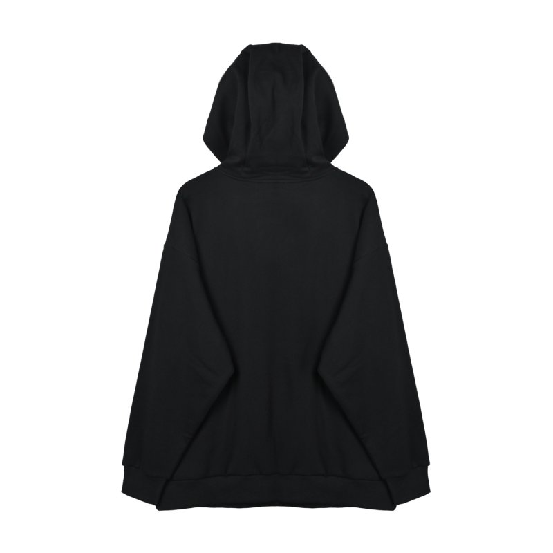 Fendi Black Graphic Logo Hoodie view