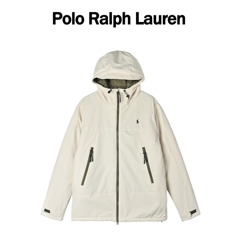 Ralph Lauren White Puffer Jacket view