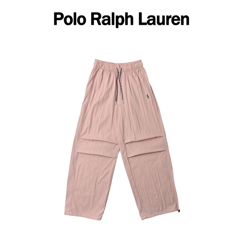 Pink Wide-Leg Cargo Pants view