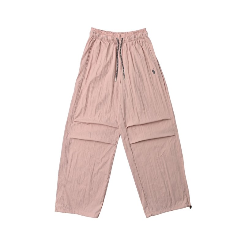 Pink Wide-Leg Cargo Pants view