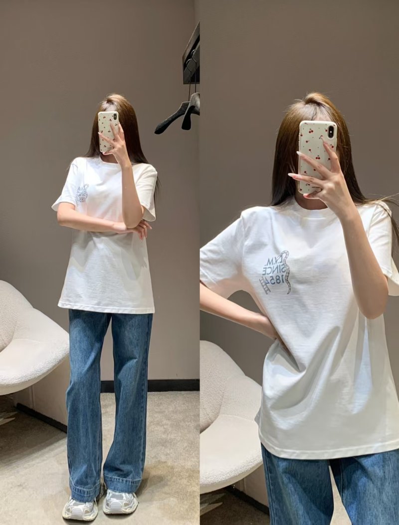 White Graphic Print Short Sleeve T-Shirt view