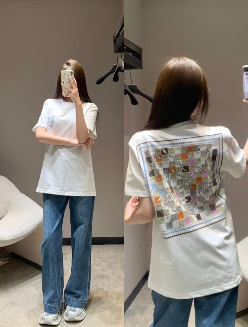 White Graphic Print Short Sleeve T-Shirt view