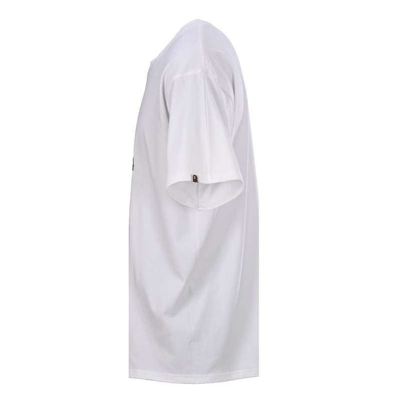 A Bathing Ape Camo Head White T-Shirt view