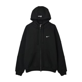 Nike Swoosh Black Windbreaker Jacket view 13
