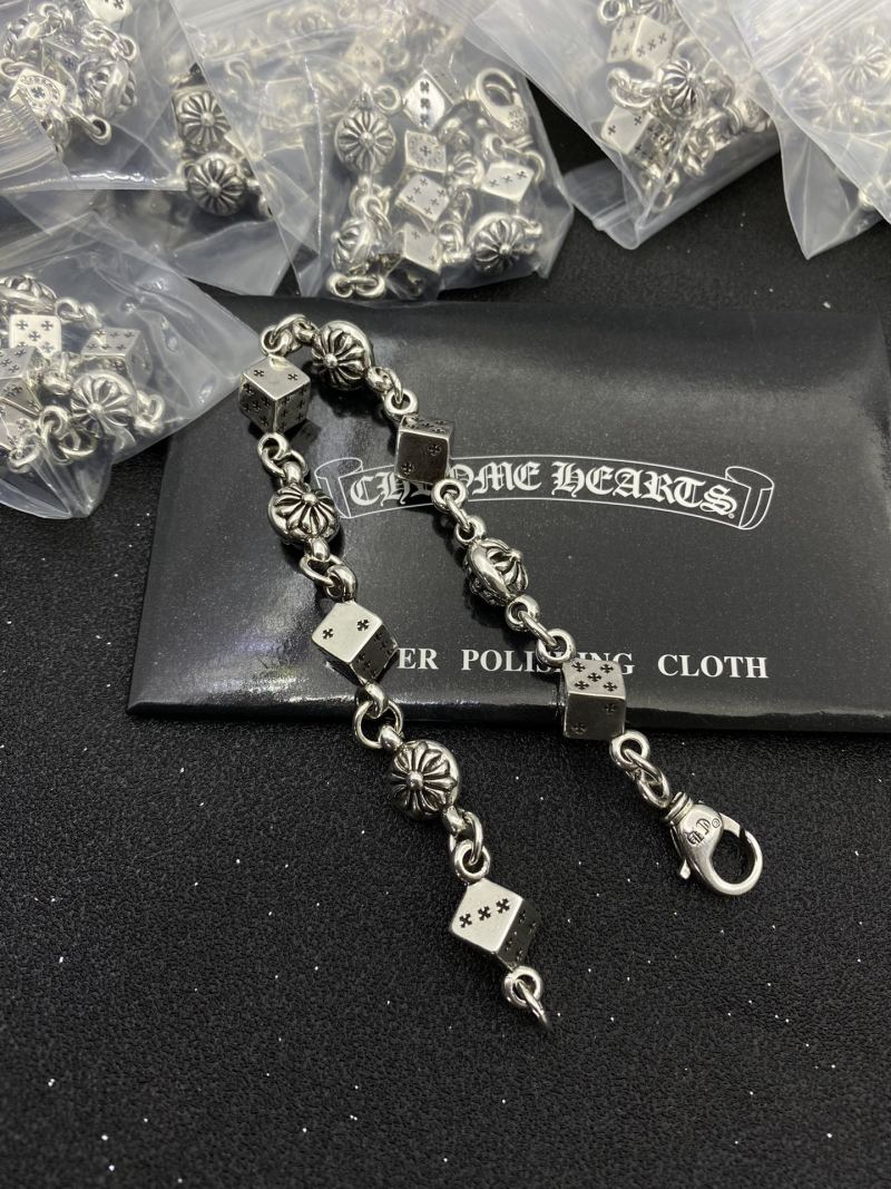 Chrome Hearts Dice Link Bracelet Silver view