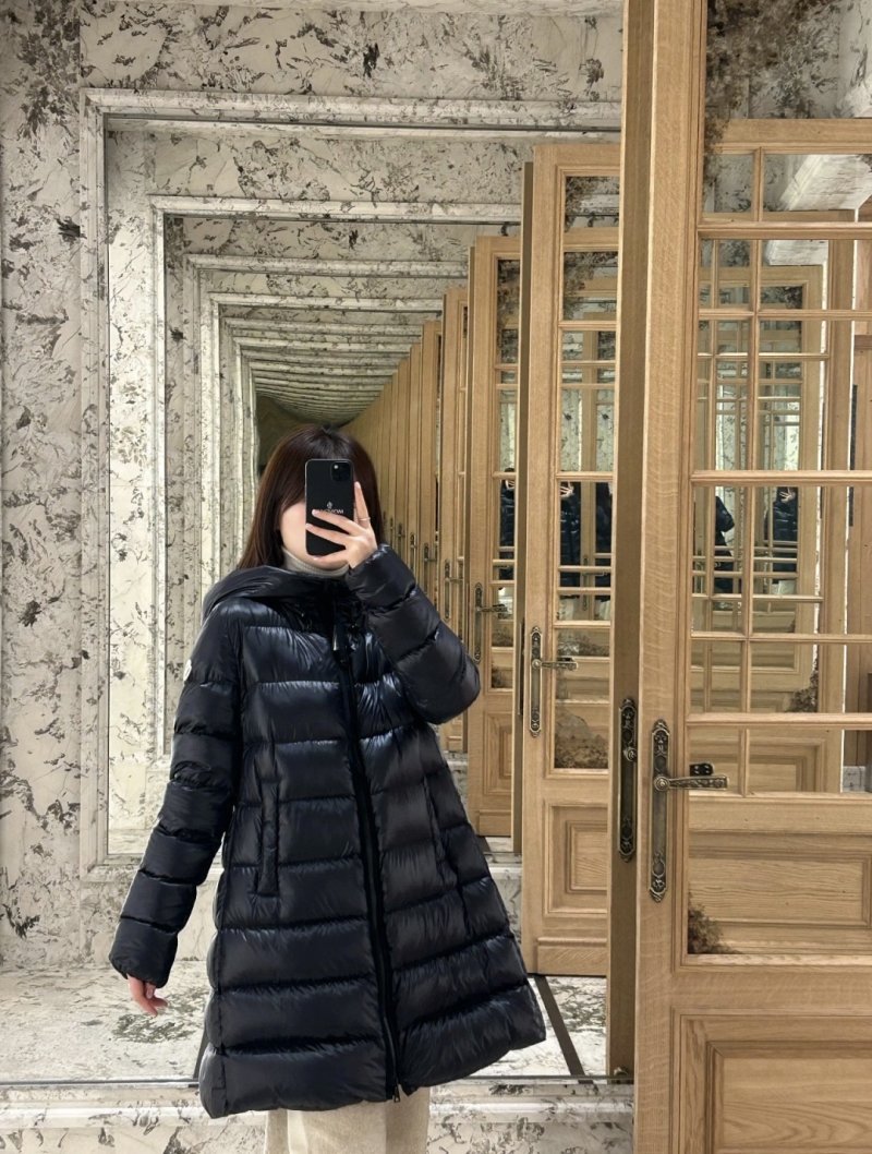Black Puffer Down Jacket Women's Winter Coat view