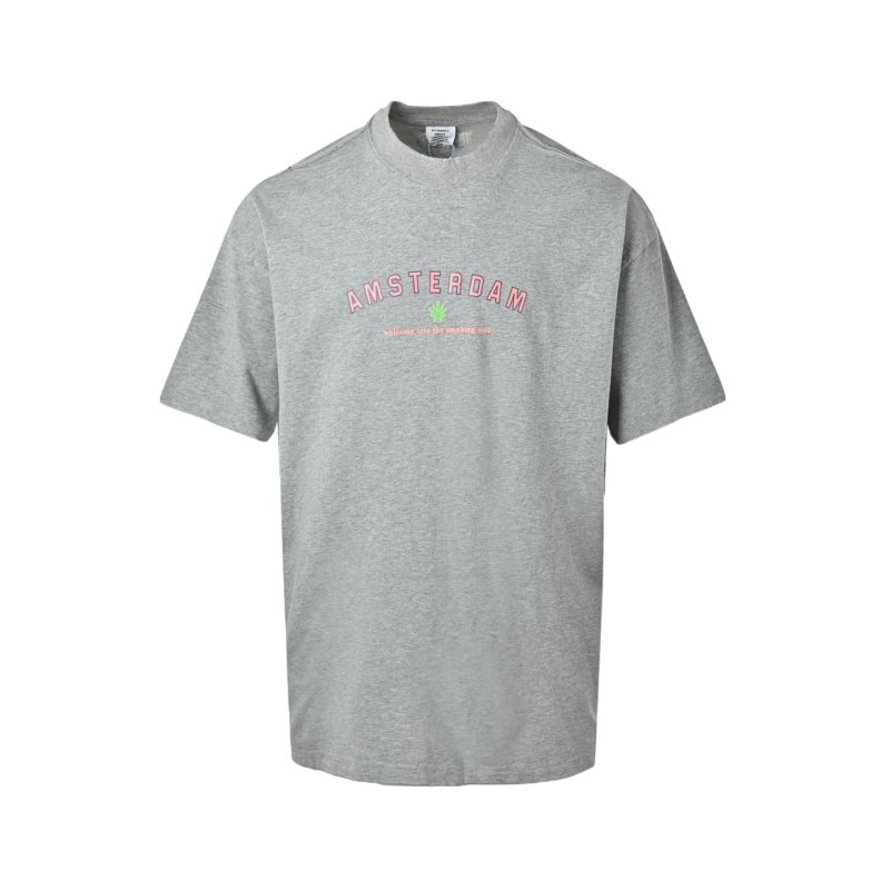 Amsterdam Graphic Grey T-Shirt view