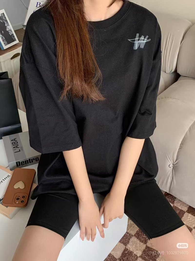 Black Oversized Short Sleeve T-Shirt view