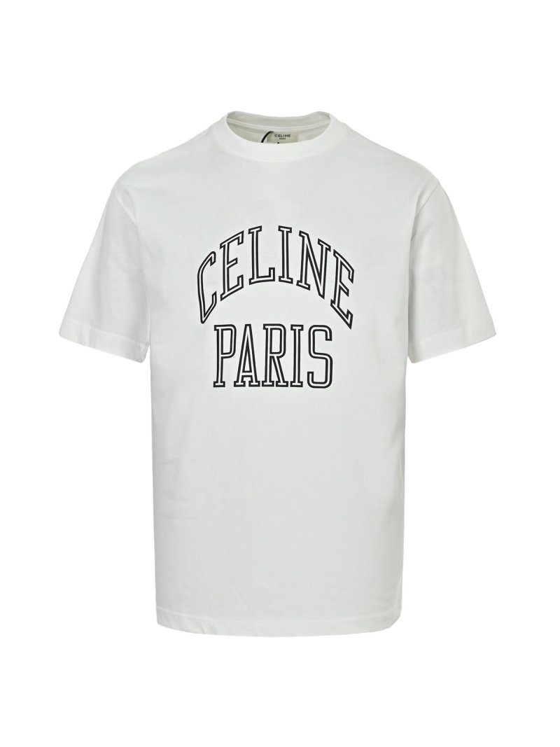 Celine Paris White Short Sleeve T-Shirt view