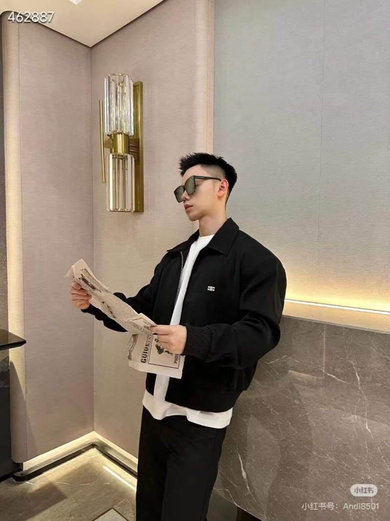 Chanel Black Quilted Harrington Jacket view