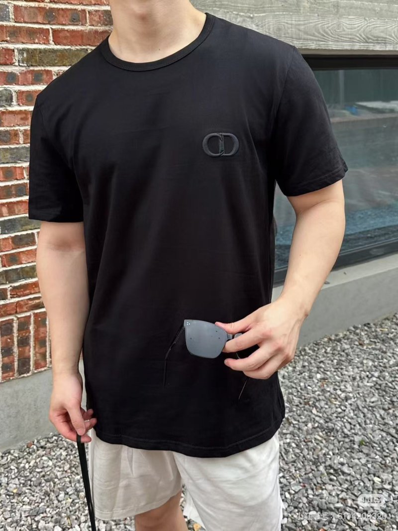 Dior CD Logo Black T-Shirt
