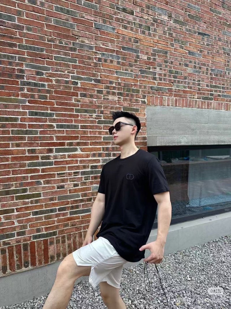Dior CD Logo Black T-Shirt view
