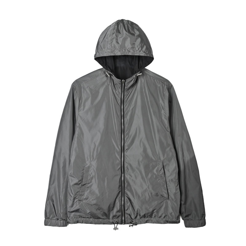 Prada Black Nylon Zip-Up Jacket view
