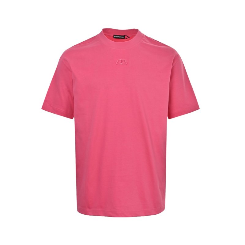 Pink Embroidered Oversized T-Shirt view