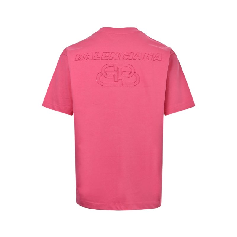 Pink Embroidered Oversized T-Shirt view