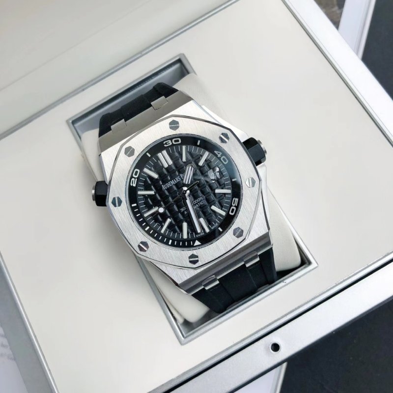 Audemars Piguet Royal Oak Offshore Steel Black Dial Watch view