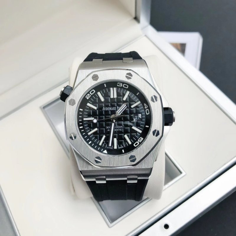Audemars Piguet Royal Oak Offshore Steel Black Dial Watch view