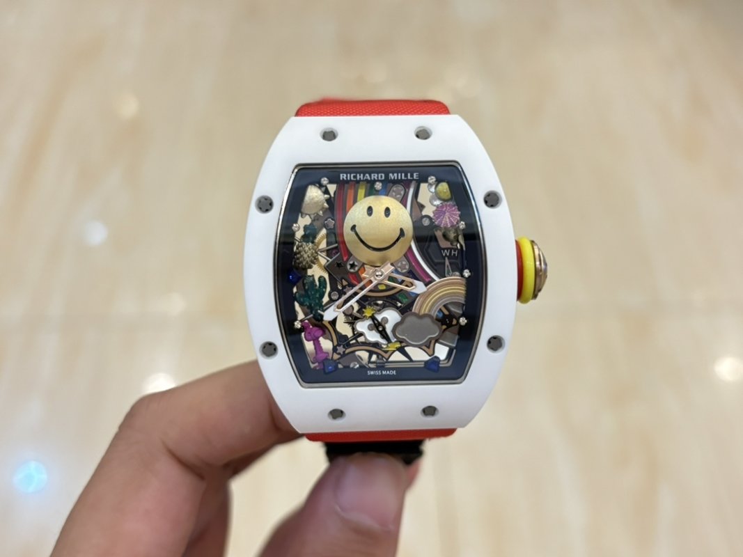Richard Mille RM 88 Smiley Automatic Flywheel White Red